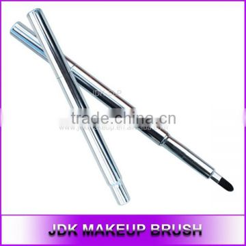 High Quality Lip Liner Brush with Silver Handle / makeup brush manufacturer