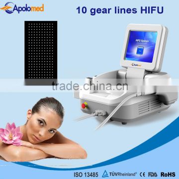 Hot Sale 7 cartridges 20000 shots High Intensity Focused Ultrasound