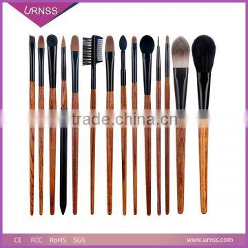 Hot sale White 11pcs Makeup brush set with case Natural type of makeup brushes free sample