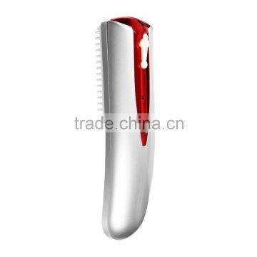 electric LED microcurrent vibrating comb breast massage machine with screen