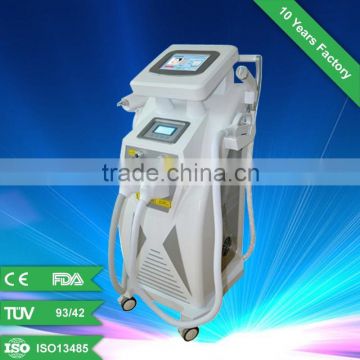 Professional elight ipl rf nd yag laser for hair removal and tattoo removal,wrinkle removal