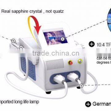 2017 Double Handle IPL E Light RF Arms / Legs Hair Removal SHR Skin Rejuvenation Super Hair Removal Laser Skin Tightening photo-6