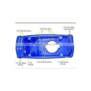 crust of cleaning machine , plastic cleaning machine part