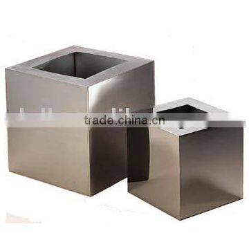 Brushed Stainless Steel Planter