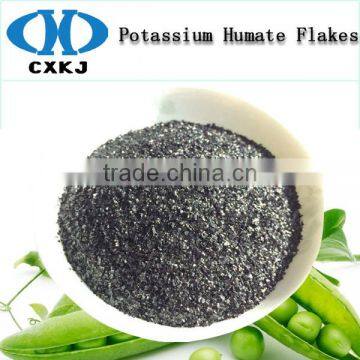 Korean Customers Like Black Shiny Flake State Potassium Humate
