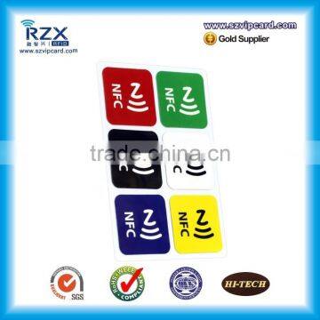 RFID Chip 13.56Mhz Paper Material Customized NFC Protocal Type 2 Tag/ Sticker