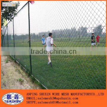 PE Coated Galvanized steel sports field fence with low price