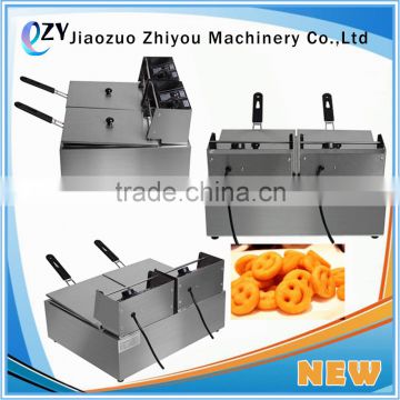 Commercial Restaurant Catering Equipment Chicken Deep Electric Deep Fryer With 2 Tanks(whatsapp:0086 15039114052)