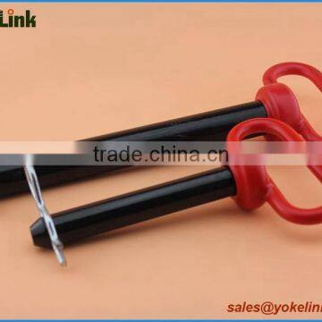 Red Handle Tractor Hitch Pins With Cotter Pin photo-2