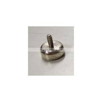 D36mm diamater M6 exterior thread Neodymium Pot Magnet