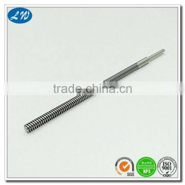 Stainless steel high precision cnc lathe worm shaft from China factory