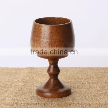 Wooden wine mugs