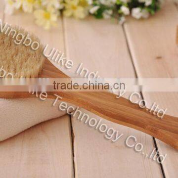 Bristle short handle bamboo/wooden bath brush