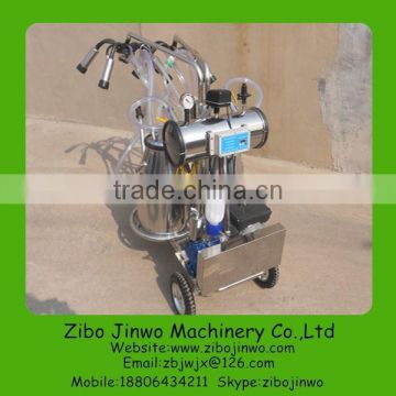 Cow Milking Machine with Double Buckets