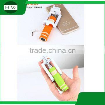 Mini Pocket Foldable Monopod Foldable Selfie Stick 2015 Monopod Selfie Stick With Cable for Mobile Phone and Digital Camera photo-3