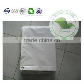 Custom Size White color Trailer cover (680 PVC tarpaulin)