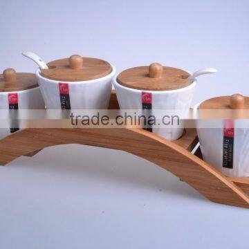 high quality wholesale ceramic roast seasonings /ceramic cookware wholesale/4pcs set ceramic season pot roast whole sale