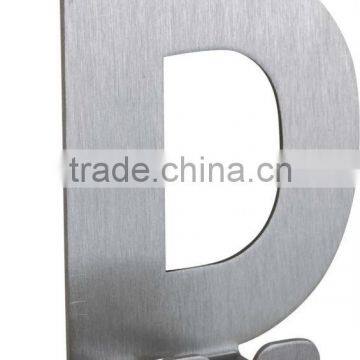 D E R A Letter Shape Small Stainless Steel Over Door Hook photo-2