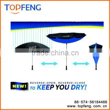 Reverse Umbrella C Hook Handle Double Layer Reverse Umbrella Double Layer Umbrella photo-4