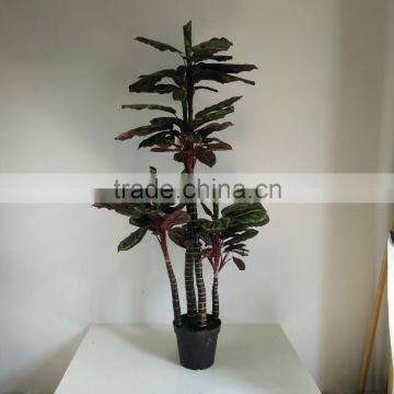 fake plant red plant artificial ornamental green plants