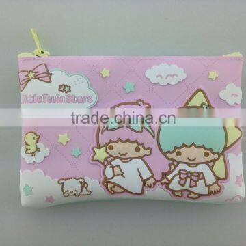 Customized Despicable me 2 Minions Soft Silicone Doll Cosmetics Camera Pencil Bag