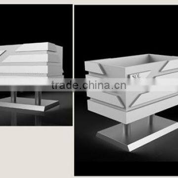 Foam PVC Flower Box Planter for Road and Street Decorate, Flower Box Foam PVC Planter Boxes