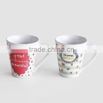 14oz Ceramic Coffee Mug, Stoneware With Decal Printing for Promotion photo-3