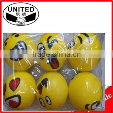 Top quality custom logo Polyurethane pu foam stress ball /beach ball stress ball