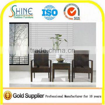 C122 Rattan Furniture Wholesale 2016 Alibaba Conversation Dining Table Chair Set