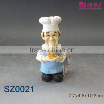 Resin kitchen decoratuon chef souvenirs gifts