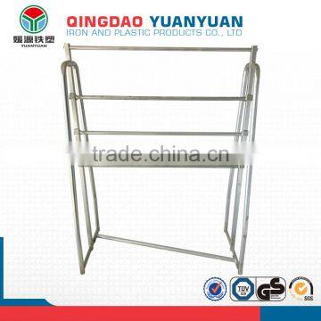 Storage logistics wire mesh warehouse Laundry Mobile Rack display mobile rack