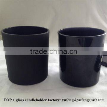 Black glass holder pieces for crafts