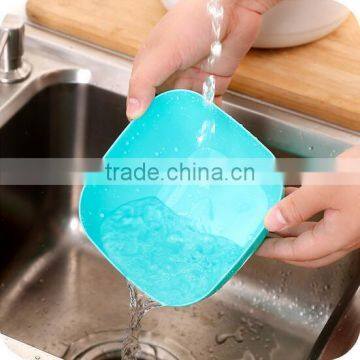 Colorful Plastic Fruit Bowl Snack Tray Nut Bowl Candy Tray Salad Bowl Plastic photo-4