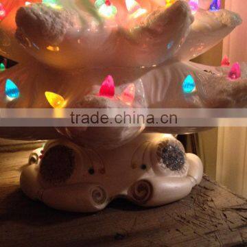 White Ceramic Christmas Tree Light photo-5
