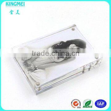 KM-VP34 China Supply Cheap Acrylic Material and Photo Frame Type L Shape Acrylic 2x6 Photo Booth Picture Frame photo-4