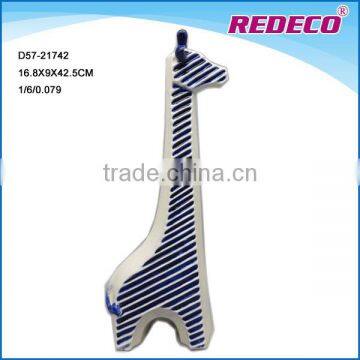 Personalized Tall Colorful Ceramic Giraffe Statue