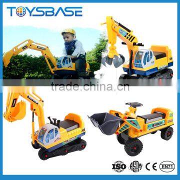 Excavator Digger Pulling Cart Mall Kids Ride on Toys photo-4