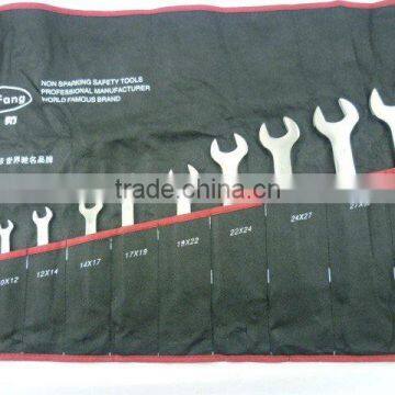 8*10~30*32mm Double Open End Wrench 11pcs D/E Open Spanner Open Jaw photo-2