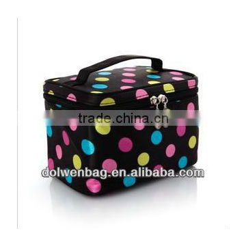 2013 fashion pot cosmetic bag for girls with polyester