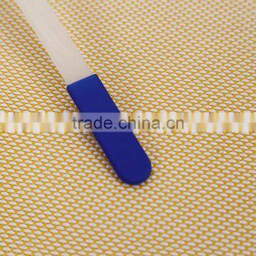 High Quality Dull Polish Glass and Silicone Handle Finger Nail File photo-5