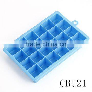 CBU21 Easy Release Silicone Ice Cube Tray Mold With 24 Small Cell