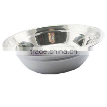 Stainless Steel Round Soup Plate With Strong Quality photo-2