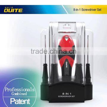 8 in1 CRV screwdriver set ,Combination screwdriver set ,ratchet magnetic screwdriver set