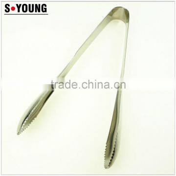 39039 Stainless Steel Kitchen Tongs BBQ Grill Food Salad Tongs Ice Tongs photo-2