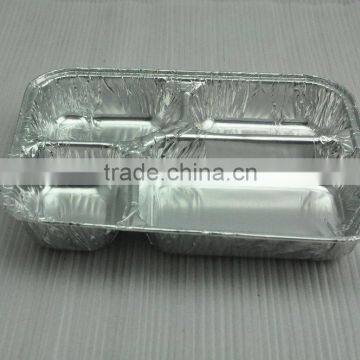 Oven and Microwave Safe Flight Meal Aluminum Tray With Compartments photo-6