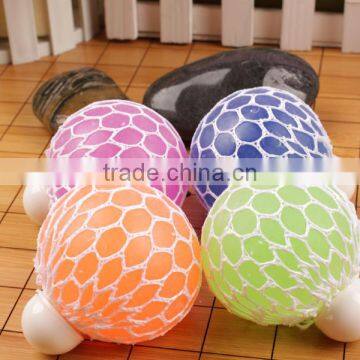 Squishy Color Changing Mesh Stress Ball Grape Stress BallBead Rubber Vent Hand Wrist Toy Mesh photo-2