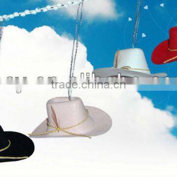 mini black hat funeral accessories