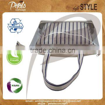 Canvas See Through Purse From Petals Concept photo-5