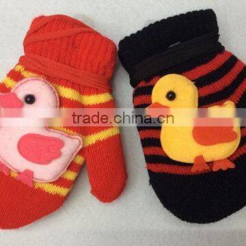 2014 Lovely Animal Knitted Kids Winter Glove Hot Sell photo-3