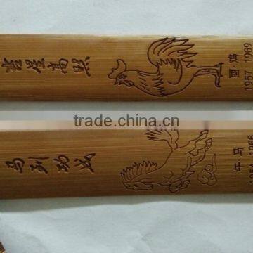Eco-friendly Bamboo Wood Bookmark Carbonized photo-2